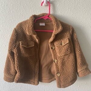 Wonder Nation Brown Sherpa Jacket for Kids